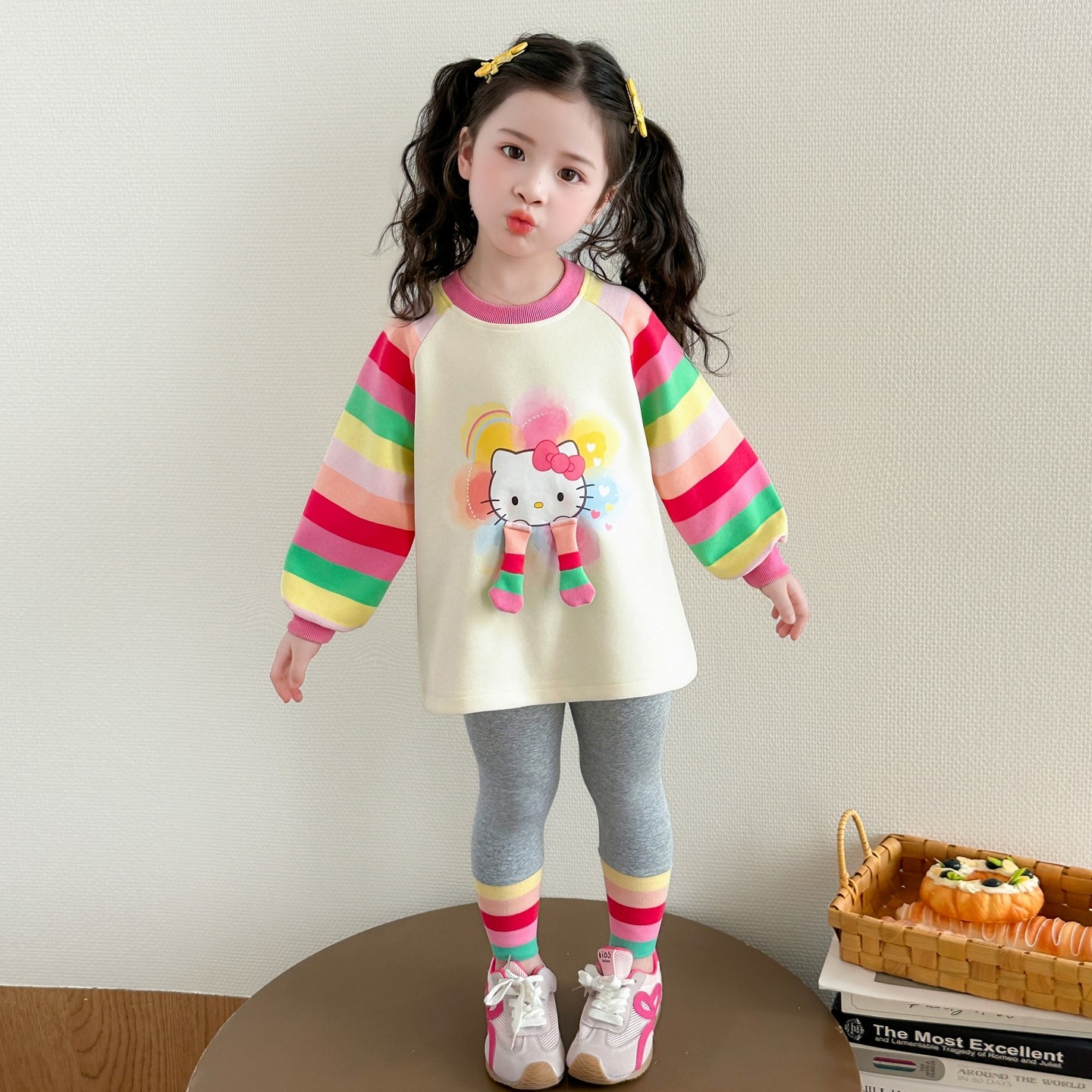 女童卫衣套装春装2026新款洋气时髦儿童衣服宝宝春秋打底裤两件套,童装/婴儿装/亲子装,套装,淘宝优惠券,粉丝福利购,淘宝优惠卷