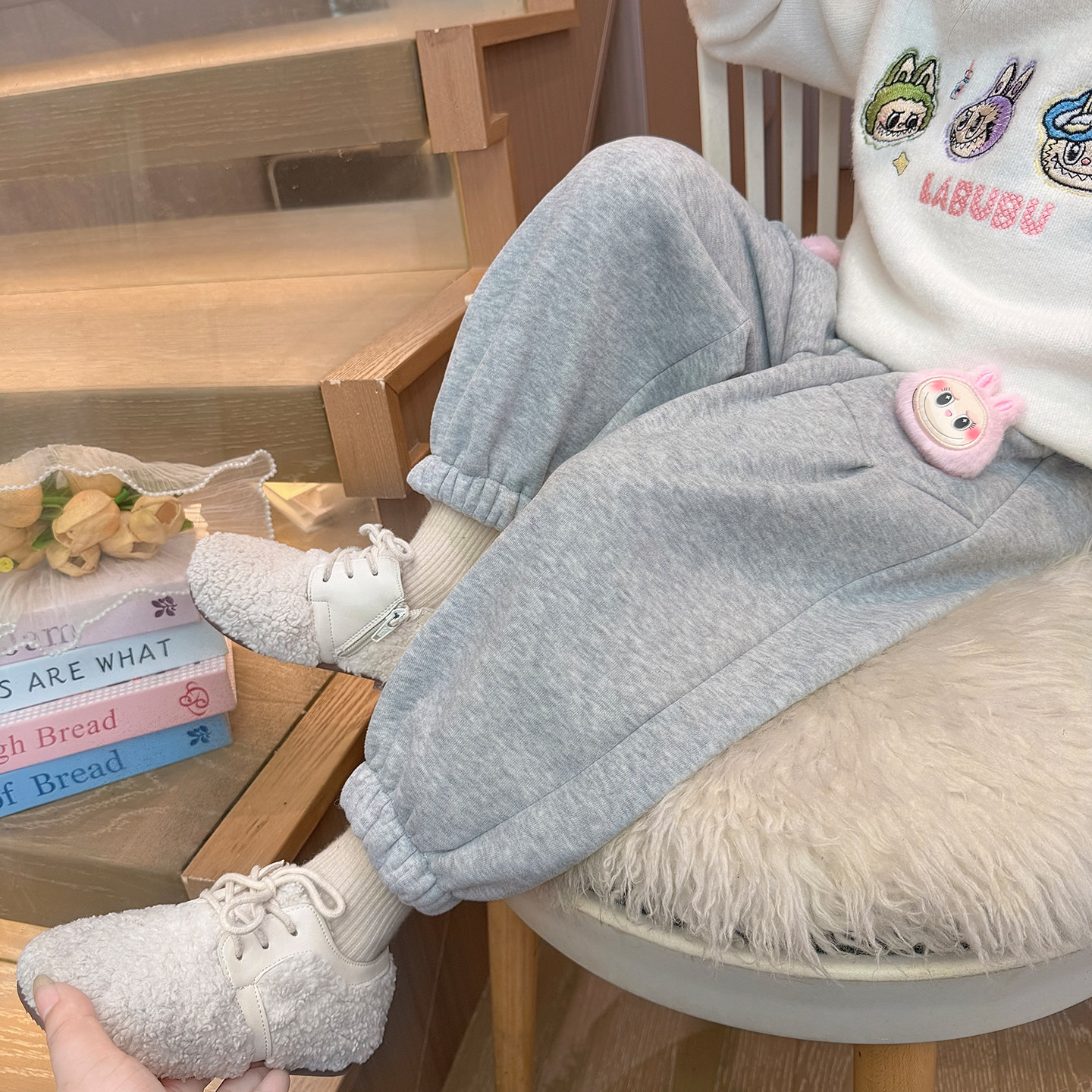 女童加绒裤子秋冬季2025新款一体绒儿童运动裤女宝宝加厚休闲卫裤,童装/婴儿装/亲子装,裤子,淘宝优惠券,粉丝福利购,淘宝优惠卷