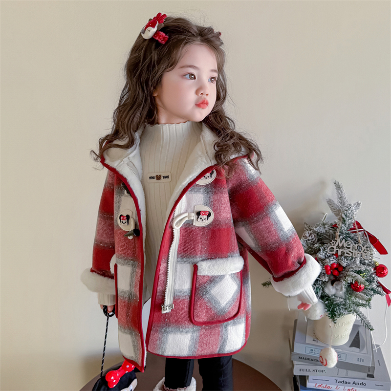超好看女童大衣呢子外套秋冬保暖