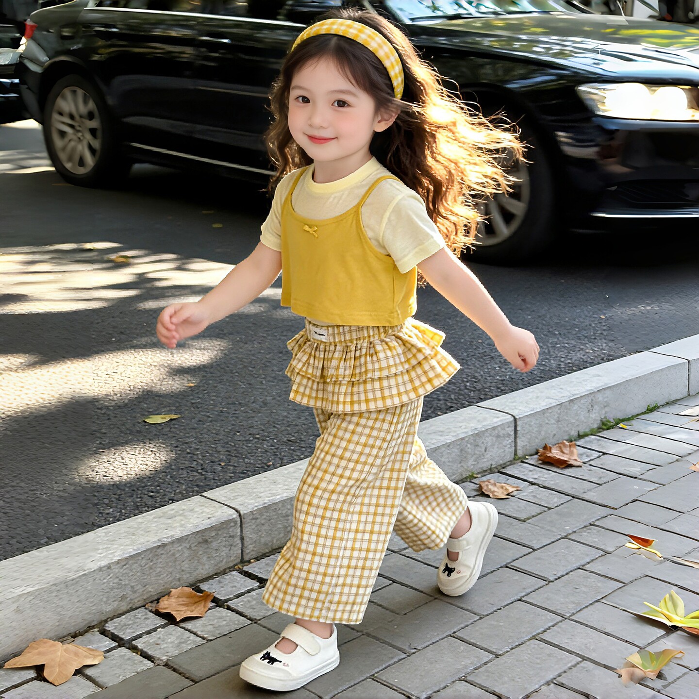 女童夏季短袖套装2026新款巨好看儿童夏天衣服女宝宝夏装洋气时髦