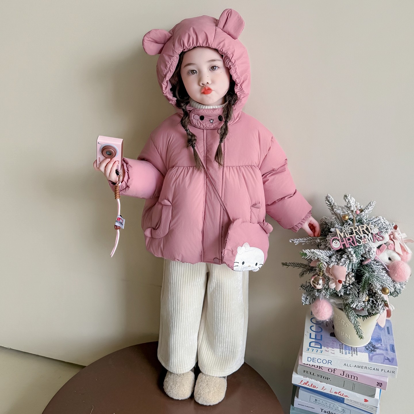 超好看女童棉服冬装洋气保暖棉衣