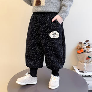 儿童超好看女宝宝一条过冬棉裤 2025新款 外穿 子冬装 女童加绒加厚裤