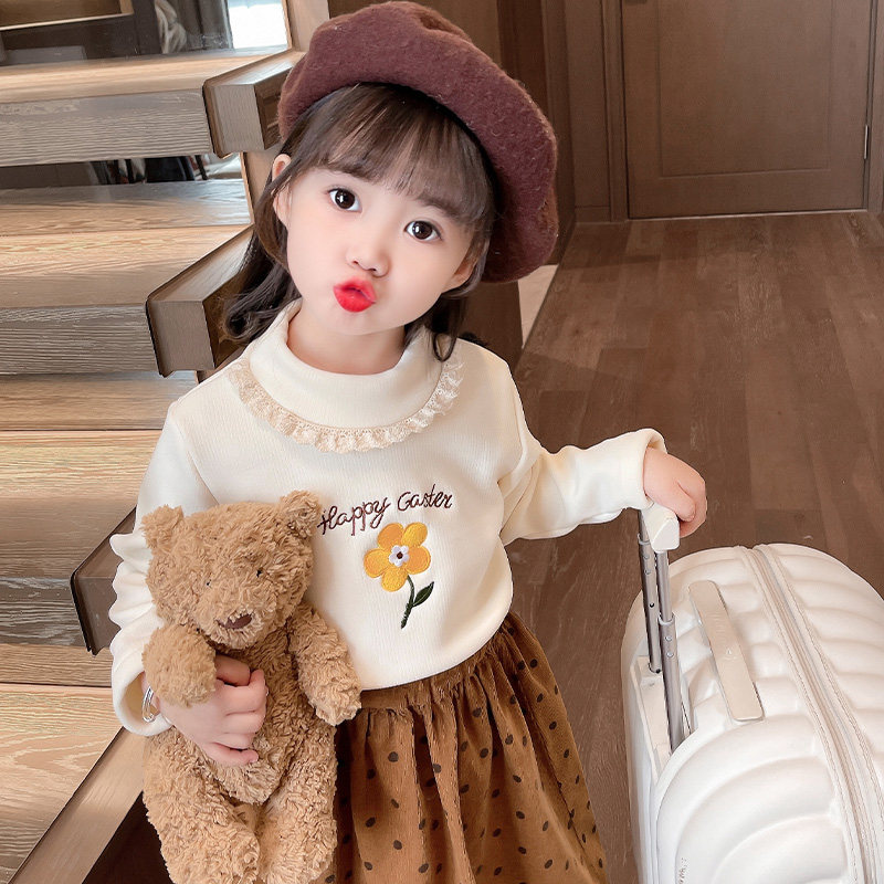 女童加绒打底衫秋冬装半高领儿童长袖t恤加厚女宝宝贴身内搭上衣,童装/婴儿装/亲子装,卫衣/绒衫,淘宝优惠券,粉丝福利购,淘宝优惠卷