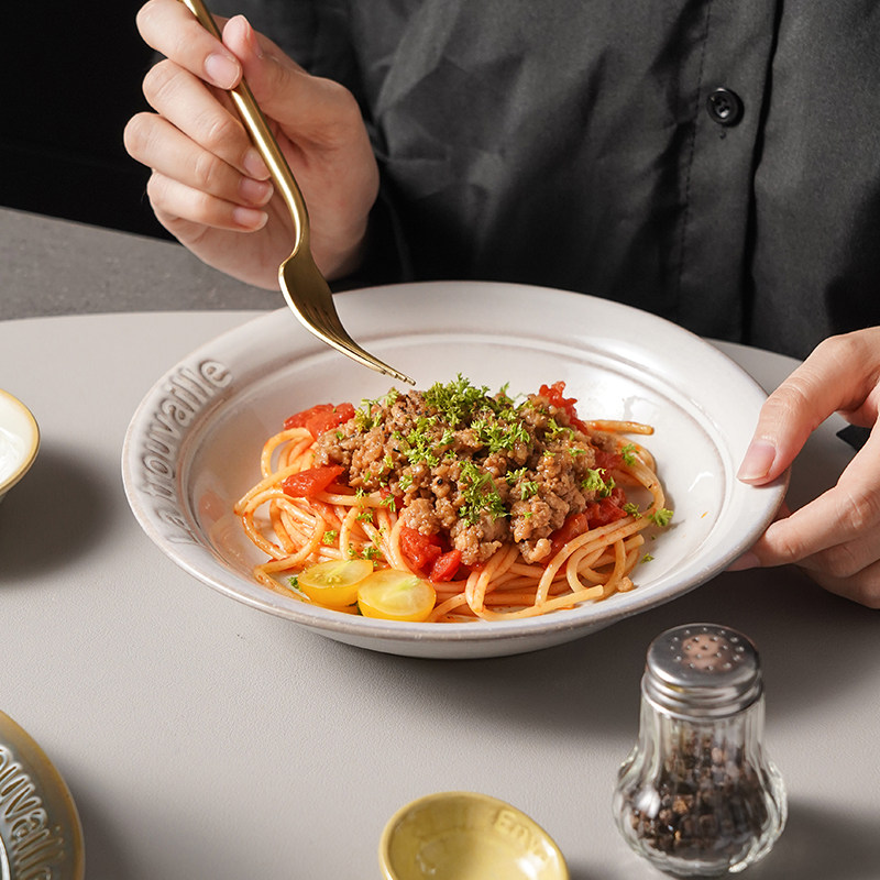 釉下彩盘子菜盘家用陶瓷碗碟2022新款餐具高级感餐盘菜碟子深盘,餐饮具,盘,淘宝优惠券,粉丝福利购,淘宝优惠卷