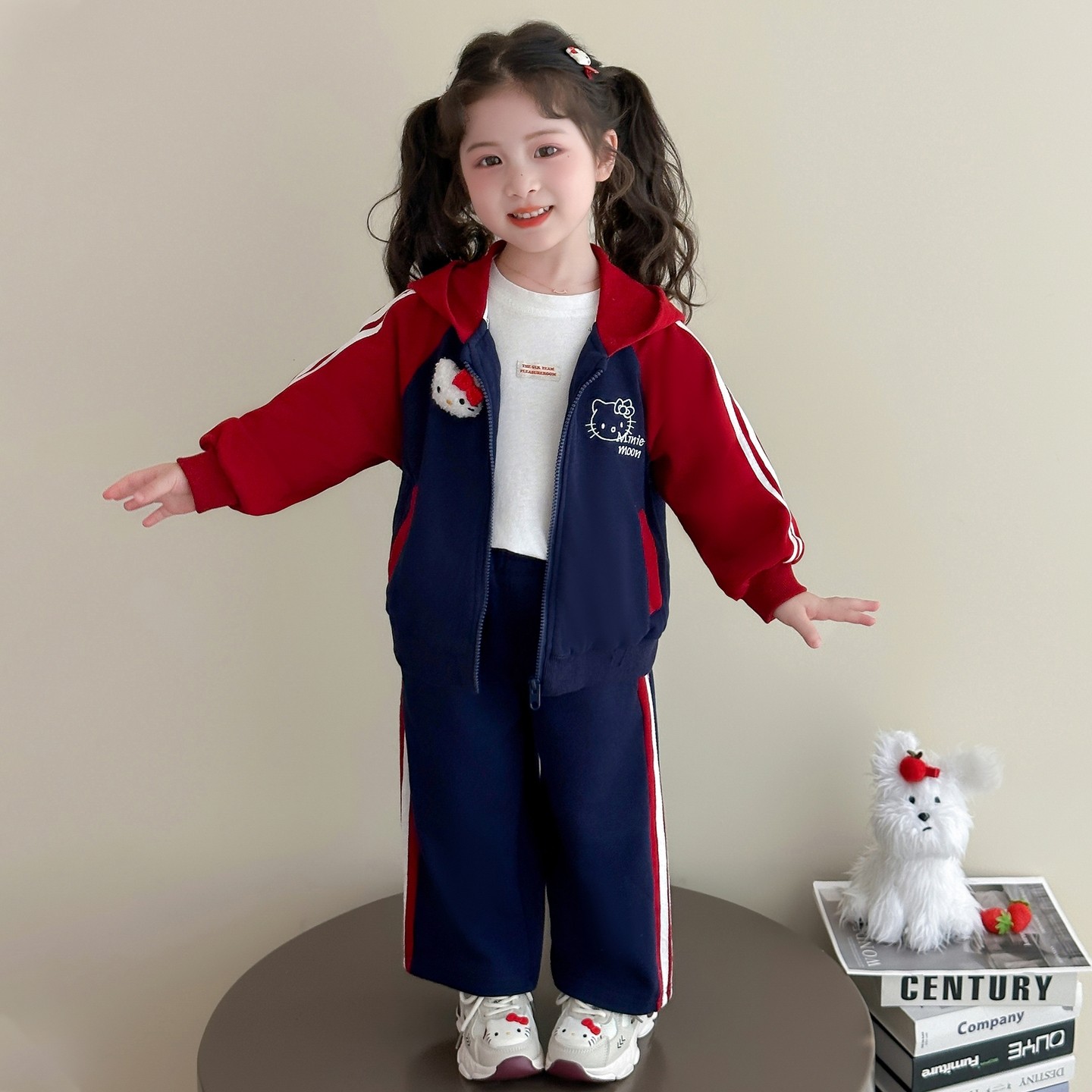 女童春装运动套装2026新款女孩韩版休闲学院风卫衣两件女宝宝衣服,童装/婴儿装/亲子装,套装,淘宝优惠券,粉丝福利购,淘宝优惠卷