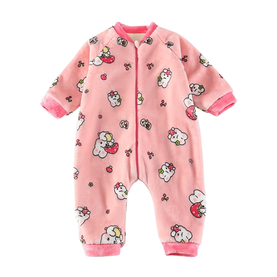 朵贝熊连体睡衣睡袋防踢保暖