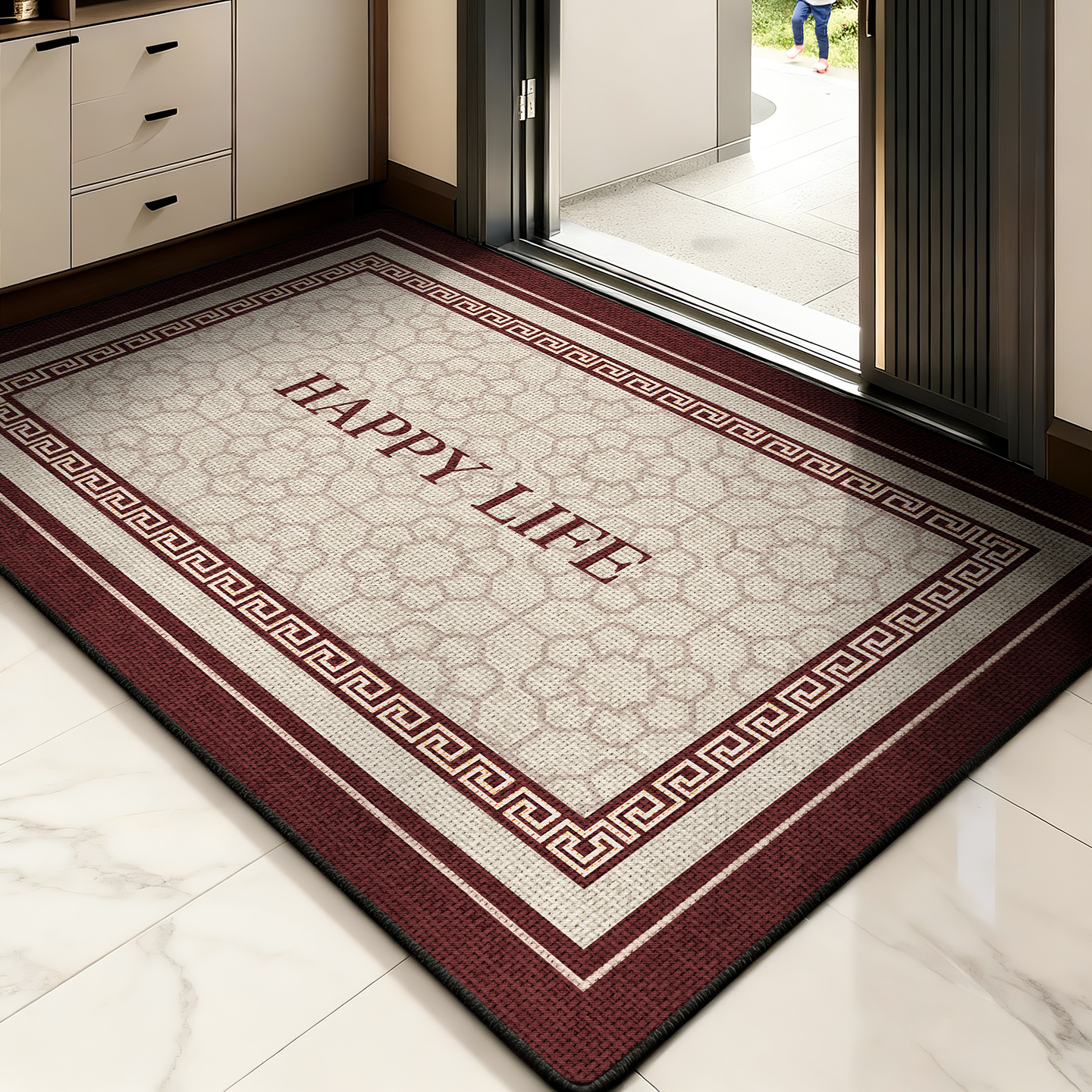 简约家用入户门地垫高级玄关地毯
