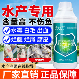 硫醚沙星水霉净水产养殖鱼塘用水霉病专治鱼药白毛腐皮烂尾水霉清