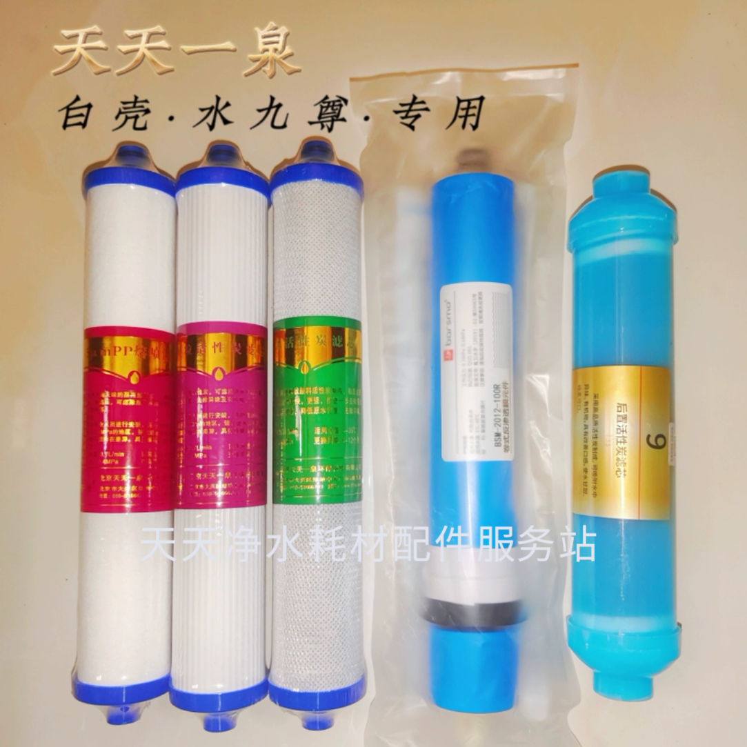 天天一泉滤芯原装家用机滤芯水九尊小精灵RO反渗透膜后置活性炭