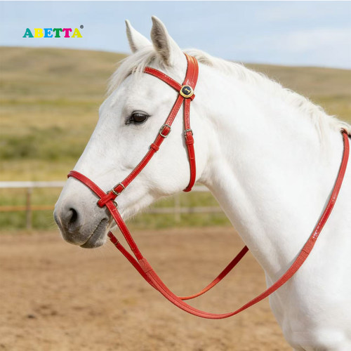 ABETTA漆皮水勒皮缰绳