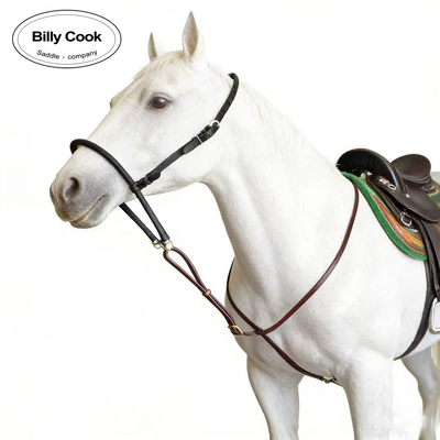 西部马鞍牛皮低头革可调节