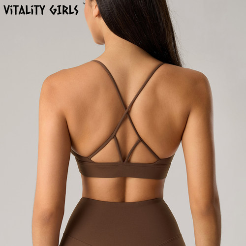 Vitality Girls欧美瑜伽内衣美背健身服女撸铁练背文胸女运动缓震