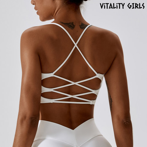 Vitality Girls欧美瑜伽内衣美背性感大胸运动缓震外穿健身文胸女