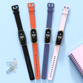 8表带7 mijobs适用小米手环10 5腕带硅胶金属保护壳带一体nfc版 手表带运动替换带防丢手环带男生女士夏天