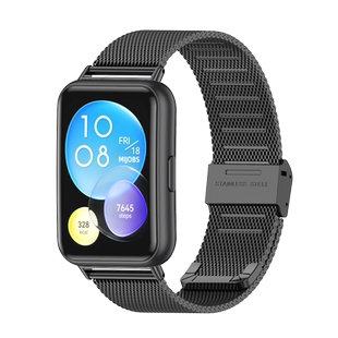 适用华为fit3/4/4pro表带华为Watchfit2/3雅致款活力款时尚款腕带钢带硅胶尼龙金属编织米兰尼斯磁吸替换表带