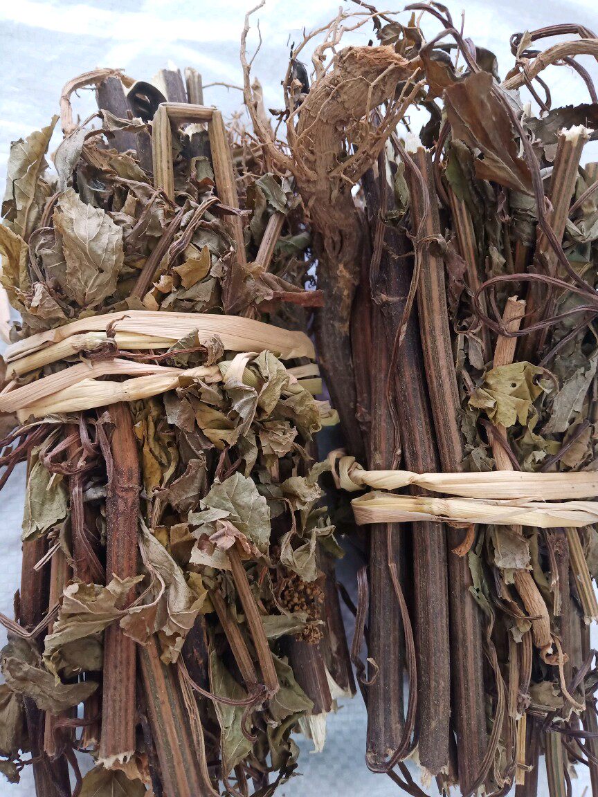 野生中药材接骨草 陆英八棱麻大臭草排风藤走马风七叶莲500克包邮