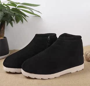 李家河纯手工棉鞋冬季中老年男女保暖鞋老人棉拖鞋加绒加厚防滑