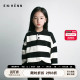 大童上衣男童针织衫 翻领儿童冬装 女童条纹毛衣春秋新款 enhenn童装