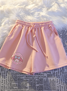女童短裤儿童纯棉五分裤子夏装新款美乐蒂童装宝宝时髦休闲运动裤