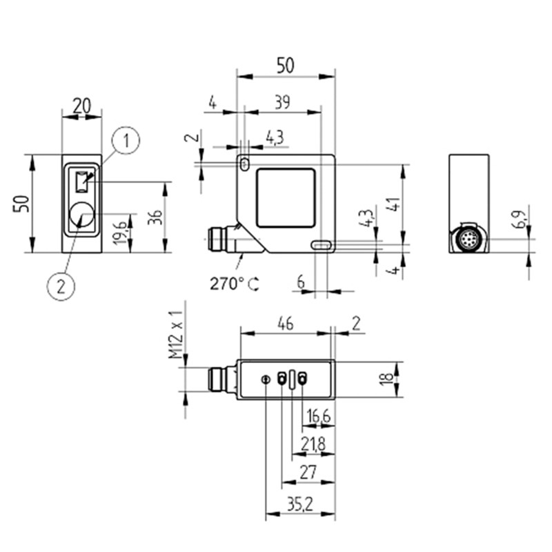 全新原装wenglor威格勒cp08mht80/cp35高精度测距光电开关传感器
