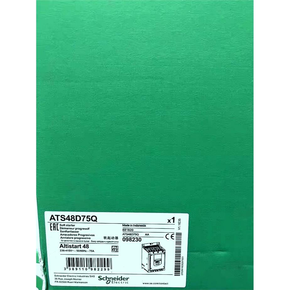 施耐德ATS48D75Q软启动器