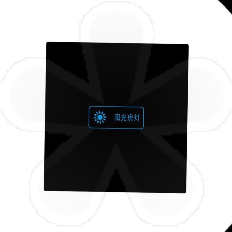 86型家用单开一开单控双控楼道触摸开关