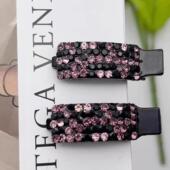 发夹2025新款 高端彩钻刘海夹前额侧边夹鸭嘴夹公主头发卡夹子头饰