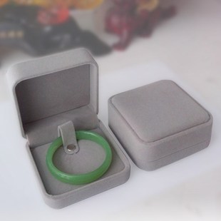 手链珠宝盒绒首饰盒 饰品盒手镯手串礼品盒子装玉的圆角高档盒