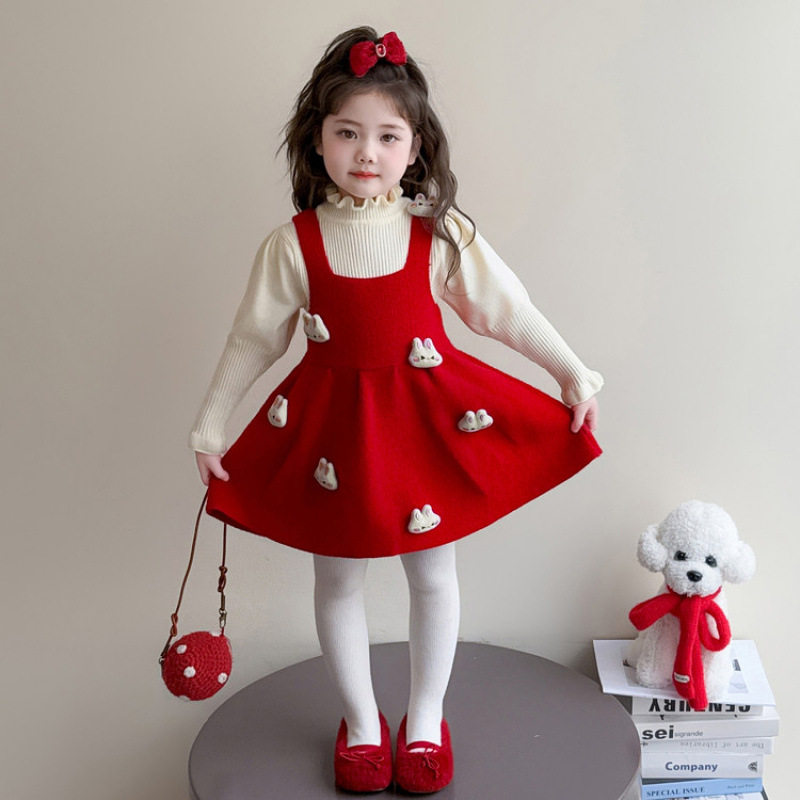 女童吊带针织连衣裙洋气儿童秋冬装网红毛衣裙宝宝甜美公主裙子潮,户外/登山/野营/旅行用品,作训外套/套装/野战套装,淘宝优惠券,粉丝福利购,淘宝优惠卷
