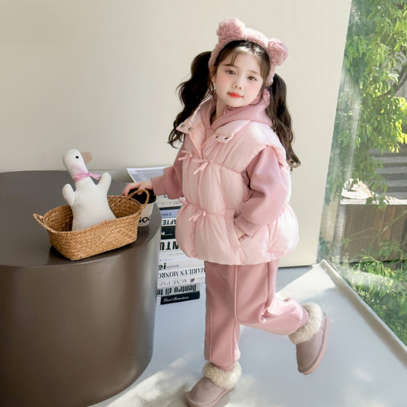 女童羽绒马甲秋冬2025新款洋气宝宝保暖背心外套儿童冬装加厚上衣,户外/登山/野营/旅行用品,作训外套/套装/野战套装,淘宝优惠券,粉丝福利购,淘宝优惠卷