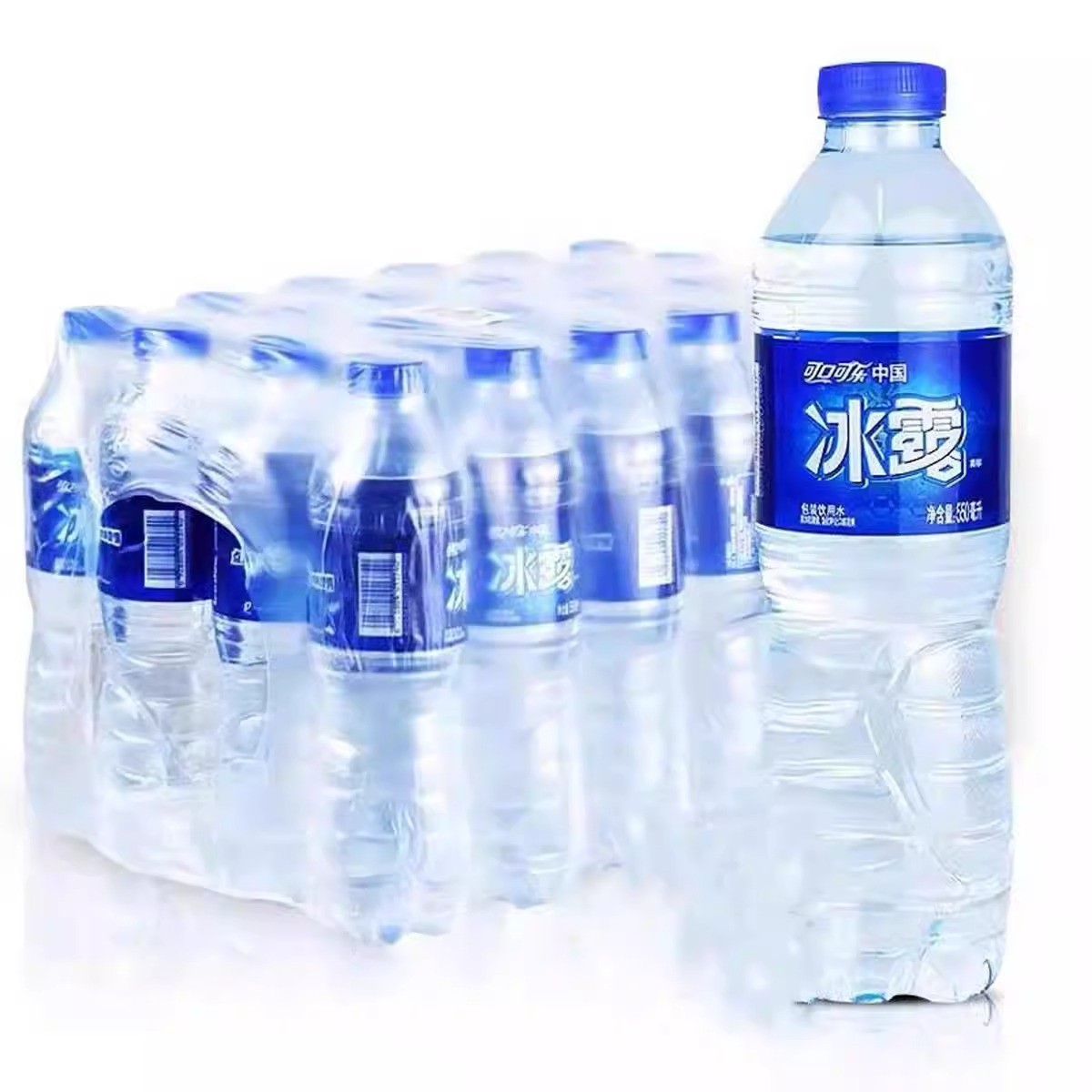 可口可乐冰露包装饮用水550m饮用天然矿泉水/饮用