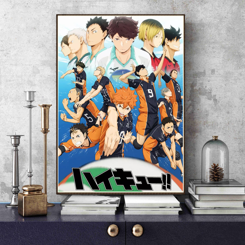 5d贴钻十字绣日本动漫排球少年 日向翔阳全员人物钻石画大幅挂画,居家布艺,十字绣套件,淘宝优惠券,粉丝福利购,淘宝优惠卷