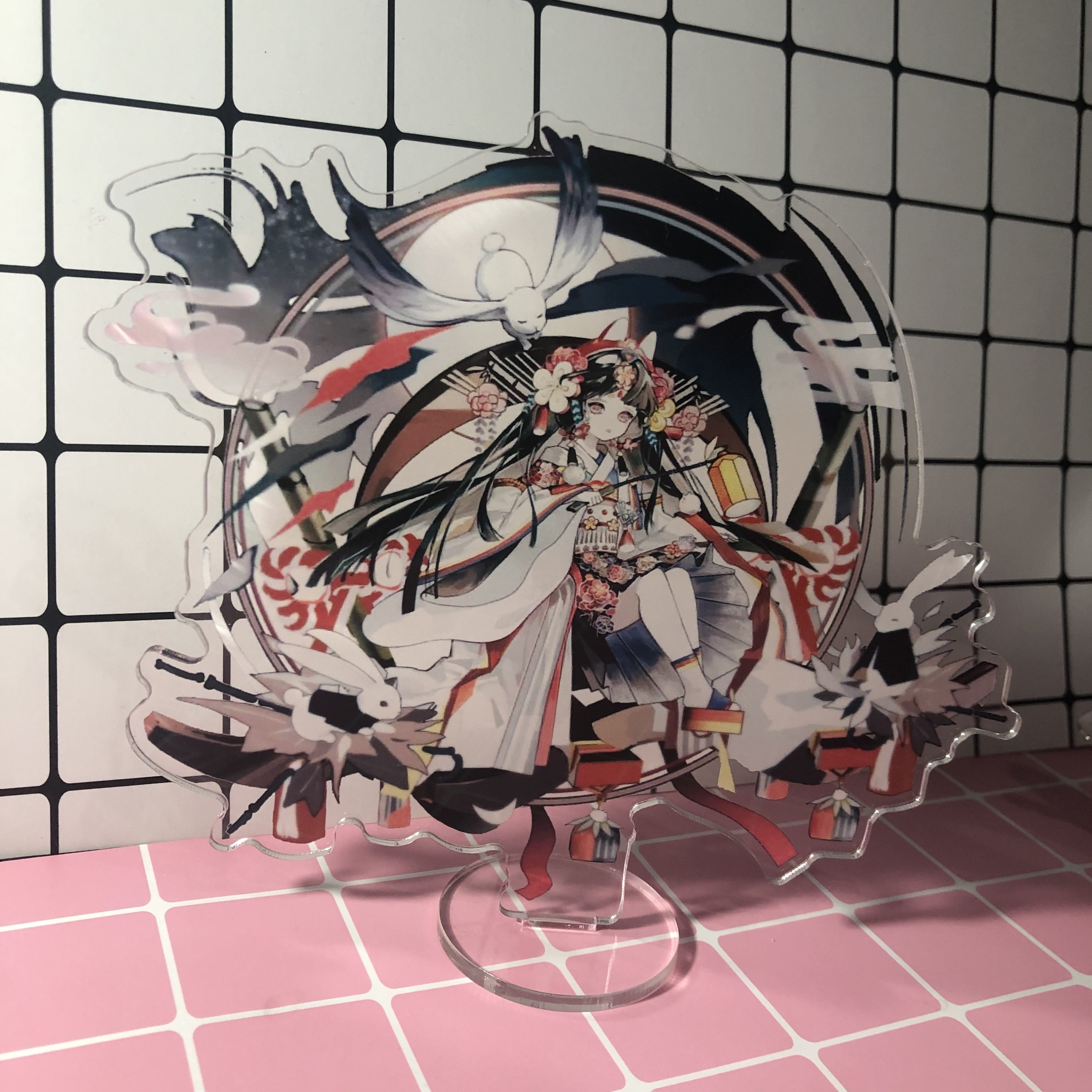 阴阳师辉夜姬典藏  雪童子 sp苍风一目连 荒星河夜咏立牌摆件定做