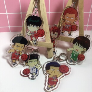 灌篮高手动漫亚克力钥匙扣三井寿樱木花道流川枫周边挂件挂饰礼物