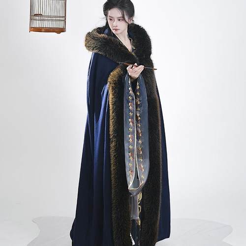 保暖加厚斗篷斜塘衣庄