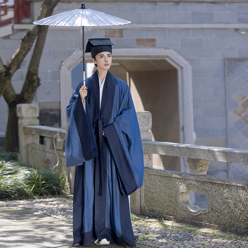 2025新明制夏季汉服大袖交领男款