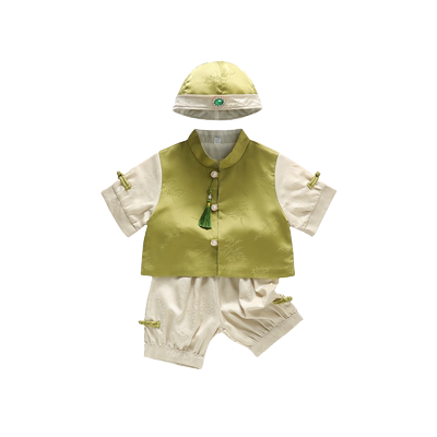 周岁礼服男宝宝夏唐装