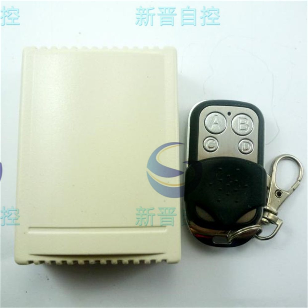 金属外壳遥控器 12V 4通道433M无线遥控开关RF延时继电器配EV1527