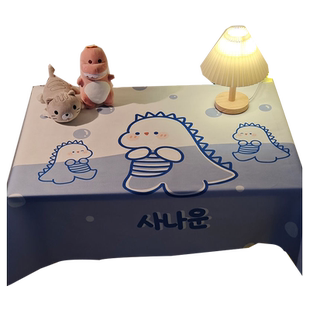 可爱少女心桌布ins风书桌学生宿舍卧室书房柜子卡通儿童写字台布