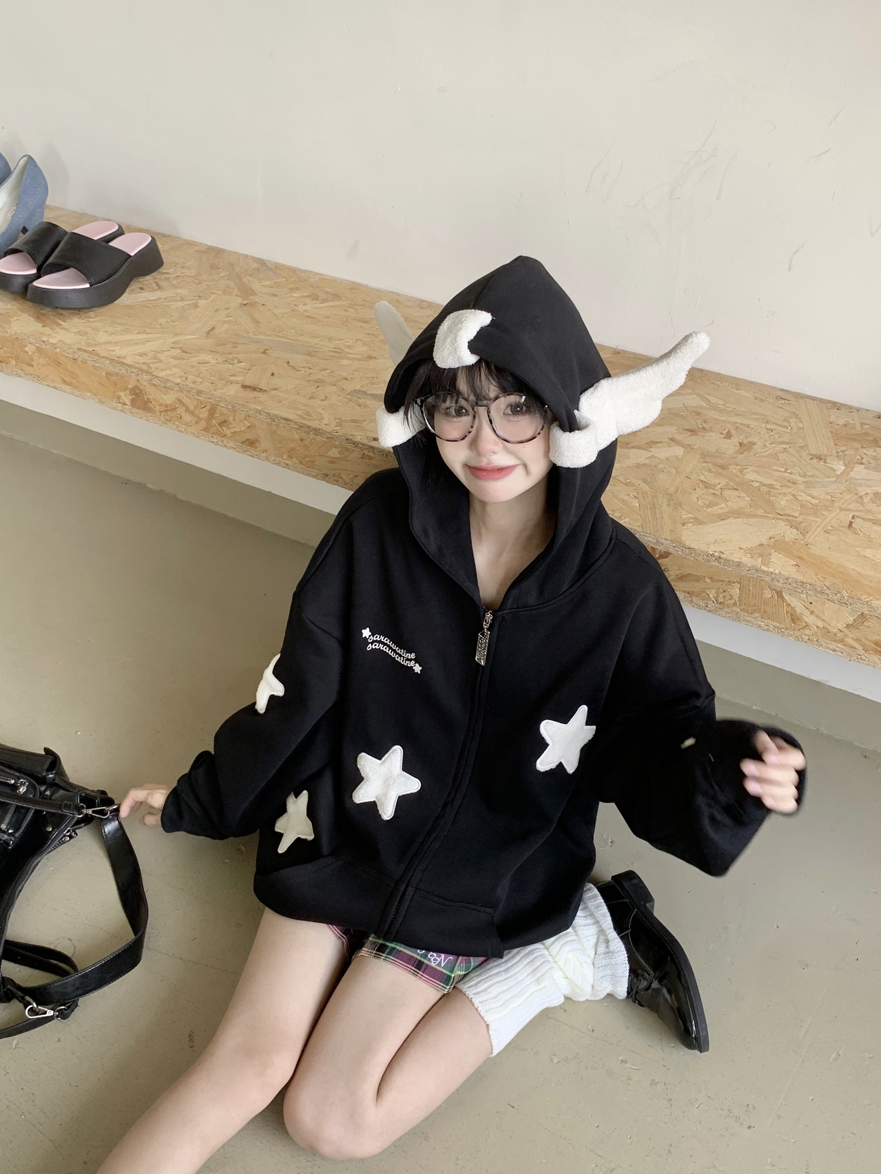 Cute sweatshirt, hoody, oversize