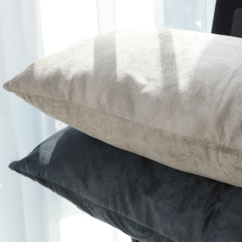 45*90 纯色长条抱枕办公室沙发椅子大靠垫午休午睡床上靠背枕头