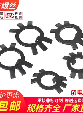 GB858止退垫圈止动垫圈六爪垫圈止退介子圆螺母止退垫圈M10-M250