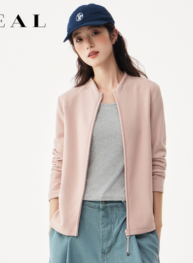 德绒打底衫女秋冬内搭蚕丝羊毛发热保暖上衣双面磨毛外穿拉链卫衣