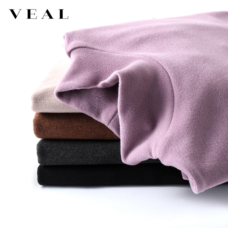 加厚半高领德绒打底衫女秋冬内搭