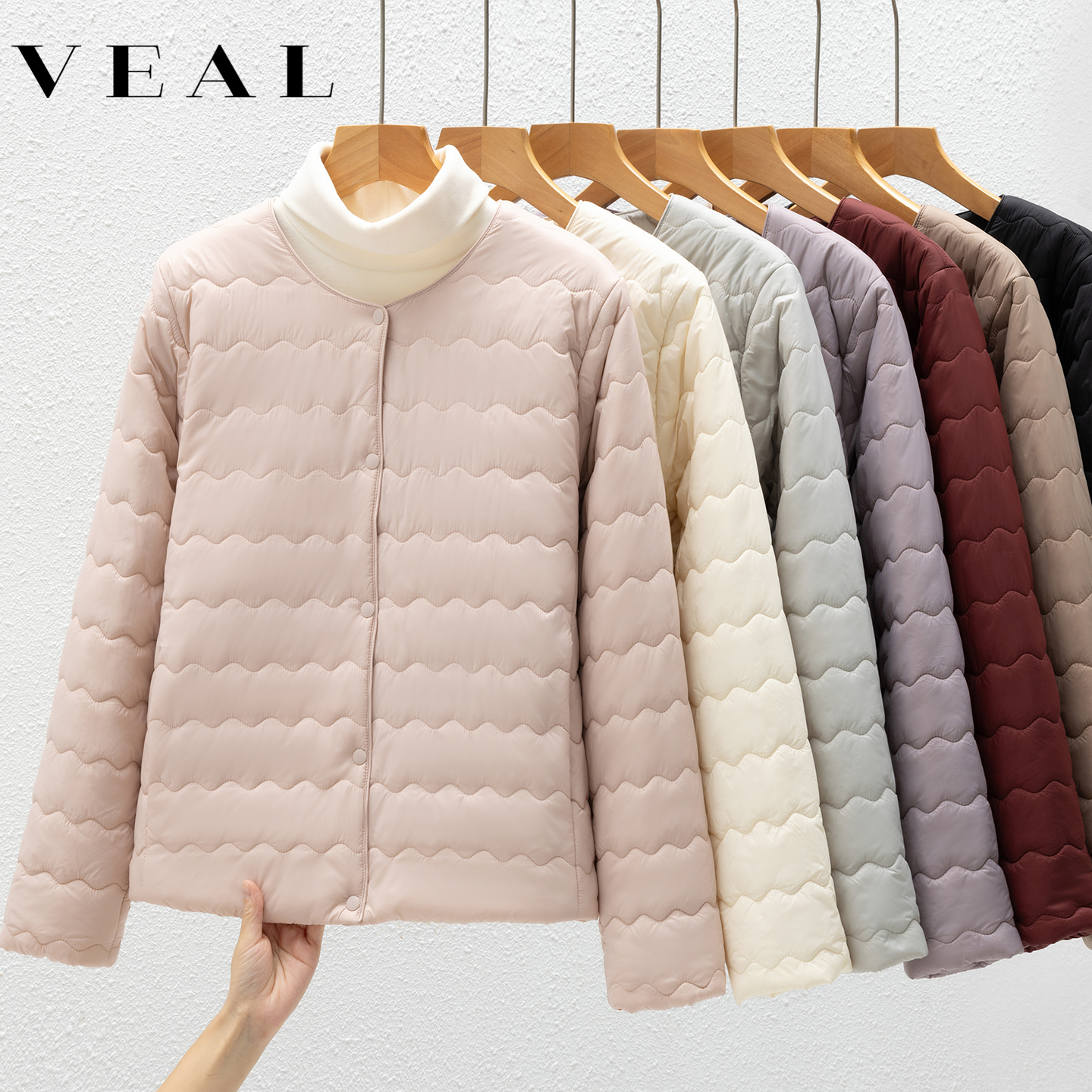 绵羊毛内胆防寒外套女棉衣棉服