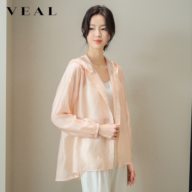 天丝防晒衣女UPF50+连帽防晒服