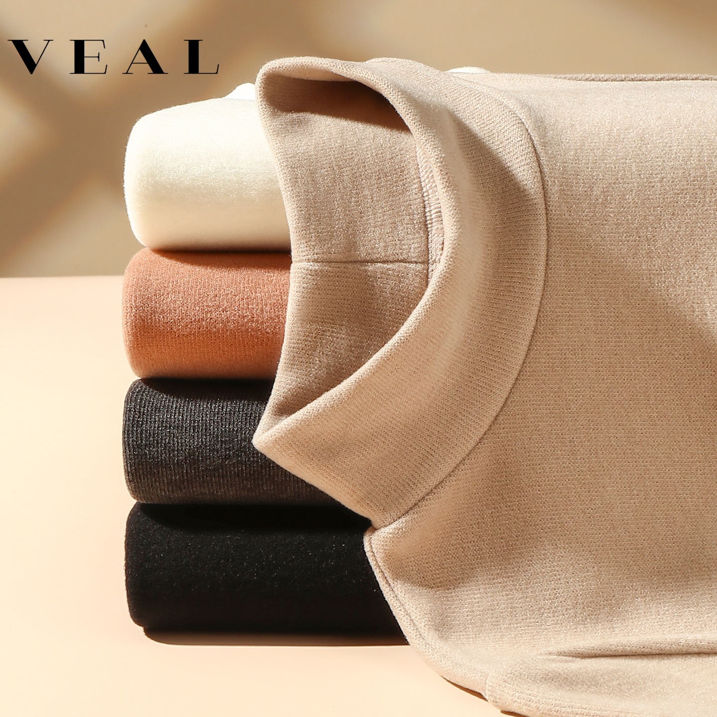 德绒打底衫女秋冬季内搭加厚保暖