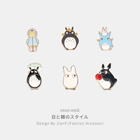 My Neighbor Totoro Trâm Nữ Dễ thương Nhật Bản Anime Badge Cartoon Pin Trang trí Sáng tạo Joker Buckle Bag Bag Phụ kiện - Trâm cài cài áo đẹp