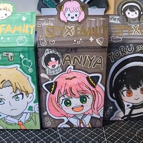 动漫间谍过家家换装娃娃盲盒原神