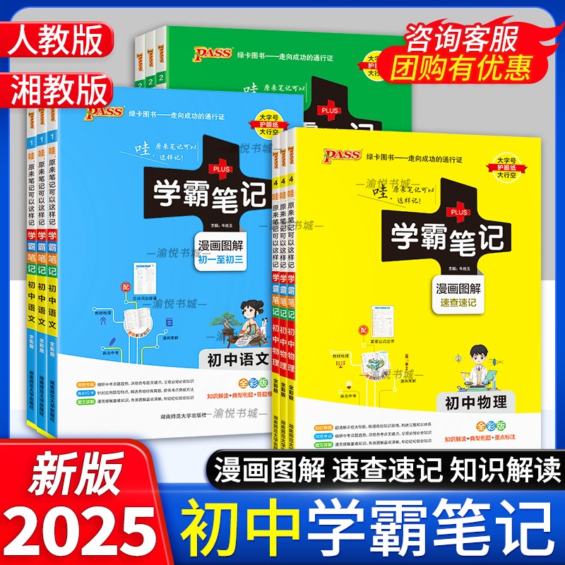 2025版初中学霸笔记基础知识大全